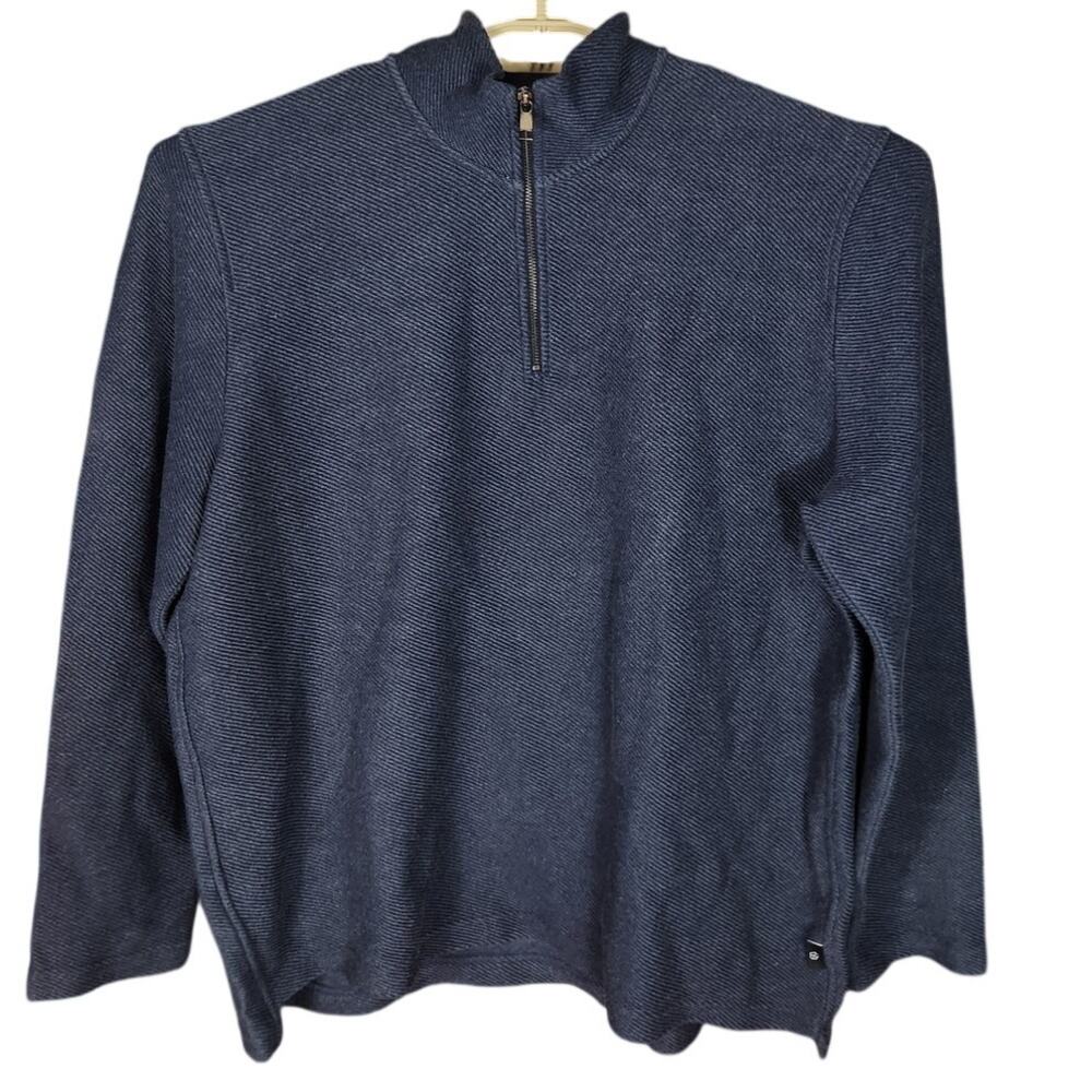 Ted Baker Textured Half Zip NWT Men's Size 7 (3X)